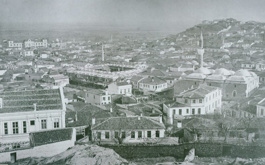 Пловдив – панорама, към 1890–1892 г.