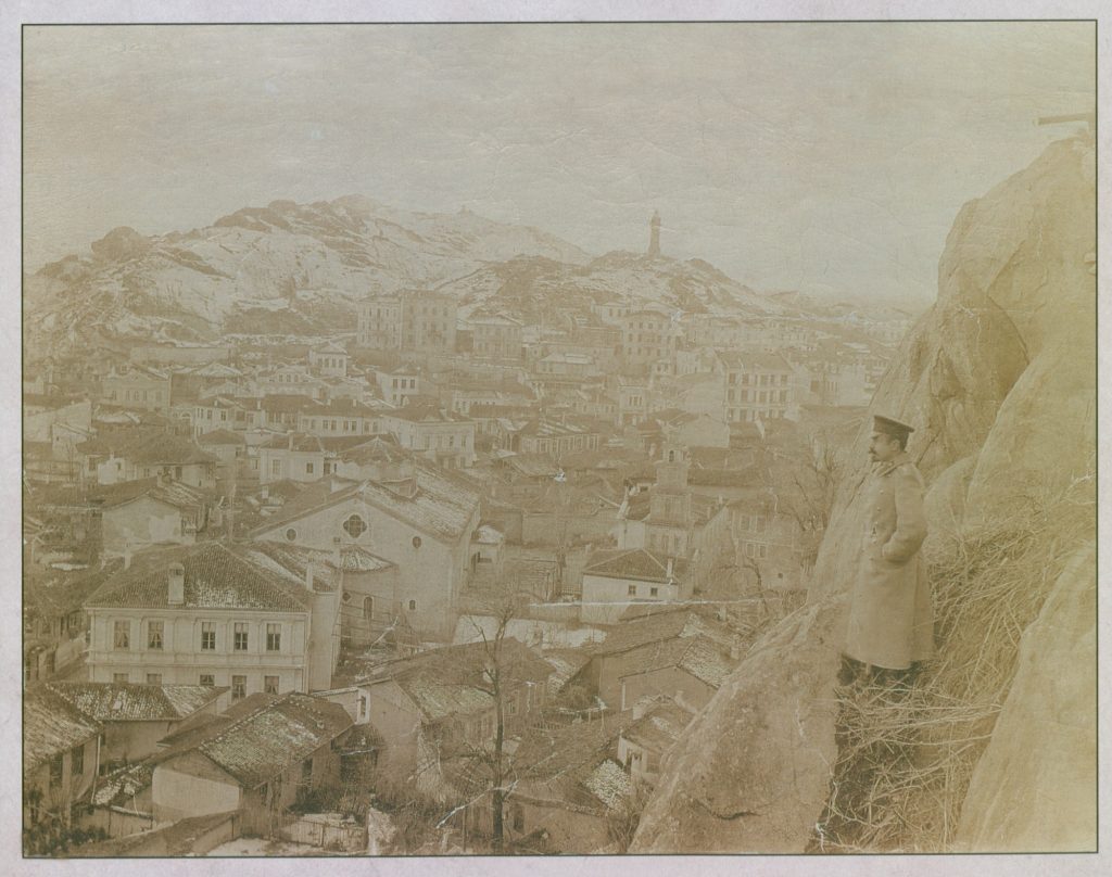 Пловдив – поглед от Джамбаз тепе, 1900 г.