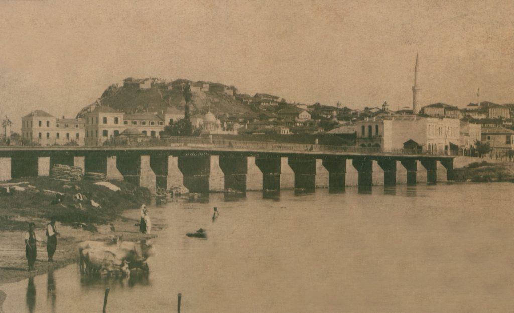 Мостът на река Марица, 1885 г.